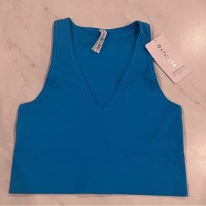 Athleta Aurora Crop Rib Tank